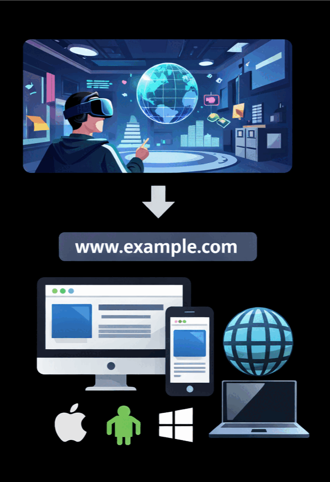 WebSpatial philosophy diagram